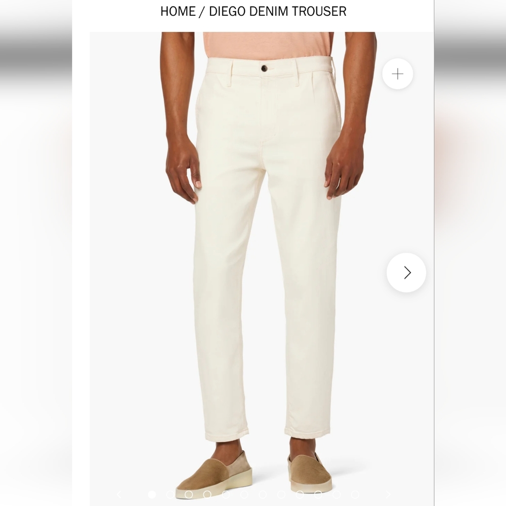 NWT Joe's Jeans The Diego Tapered and Cropped Pants